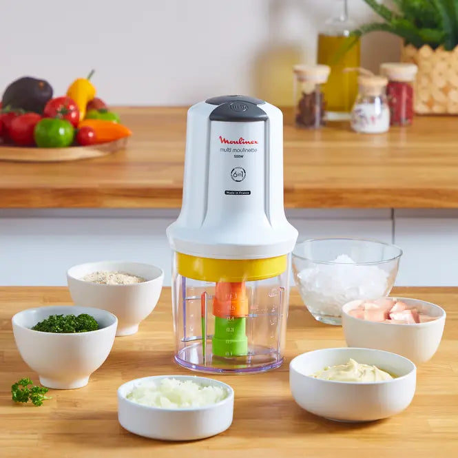 Multi moulinette extra chop 6 in 1 - 2 double blades 500W AT723110