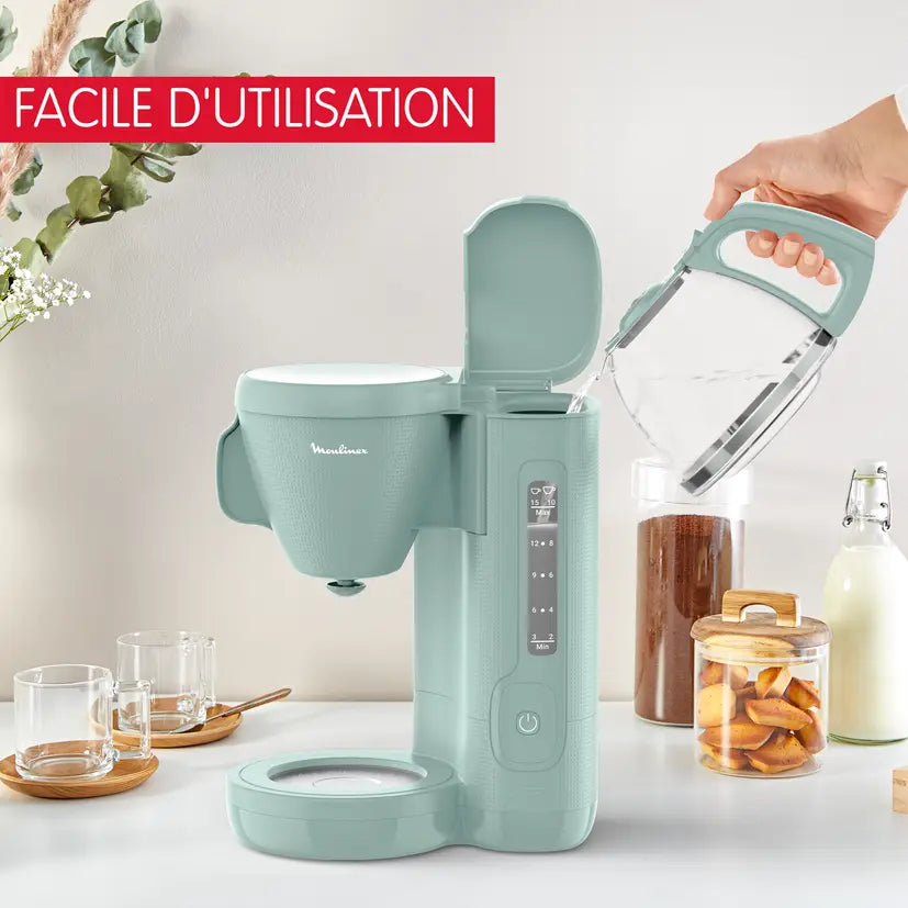 Moulinex – Eucalyptus FG2M1310 – Cafetière Filtre - Capacité 1.25 L