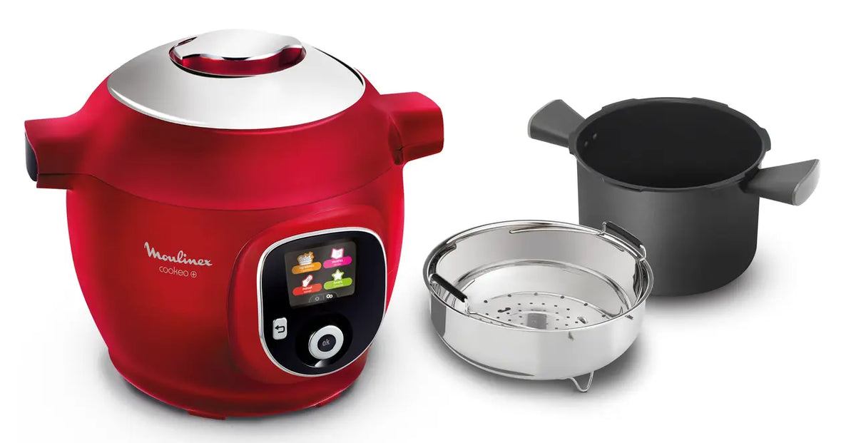Moulinex CE85B510 Cookeo + 6L Rouge – Multicuiseur intelligent