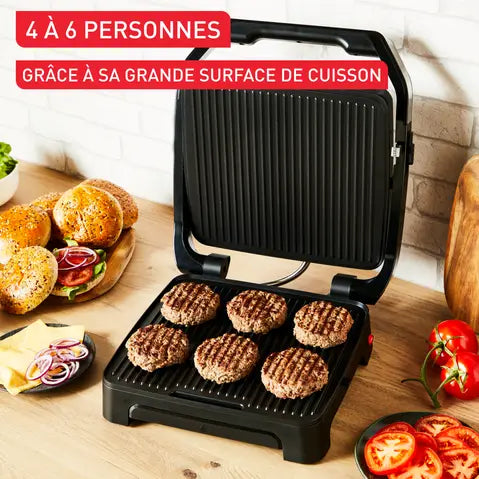 Tefal – Inicio Adjust GC272D10 – Grill Viande et Panini 2-en-1 - Puissance 2000 W