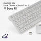 ENIGMA K06 — Pack Clavier + Souris 2 en 1