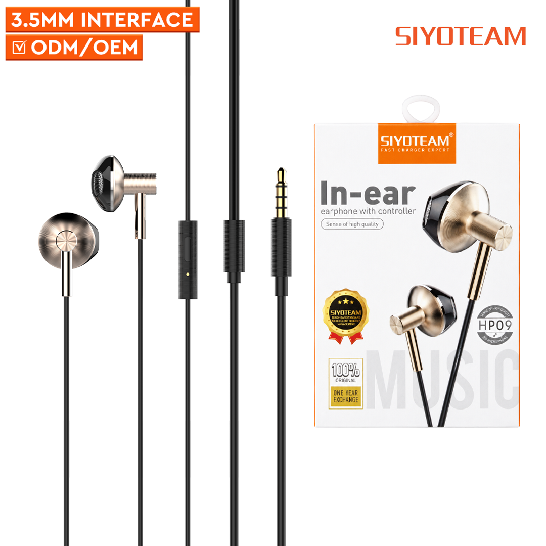 Écouteurs SIYOTEAM HP09 Jack 3.5mm avec Micro | ARMON STORE