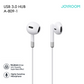 Ecouteurs Filaires JOYROOM JR-EW01 - Jack 3.5mm 14.2mm