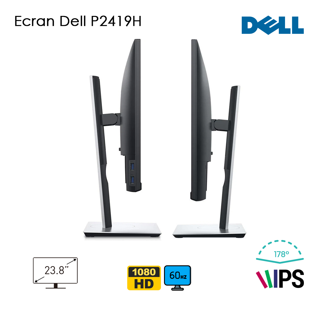 Ecran Dell P2419H 24" Full HD IPS