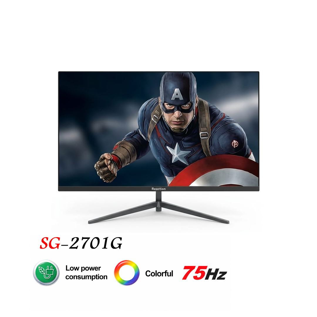 Ecran PC Reaction 27" Full HD 75Hz Ultra-Mince – SG-2701G