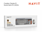 Ensemble Clavier et Souris Sans Fil 2.4GHz HAVIT pour PC
