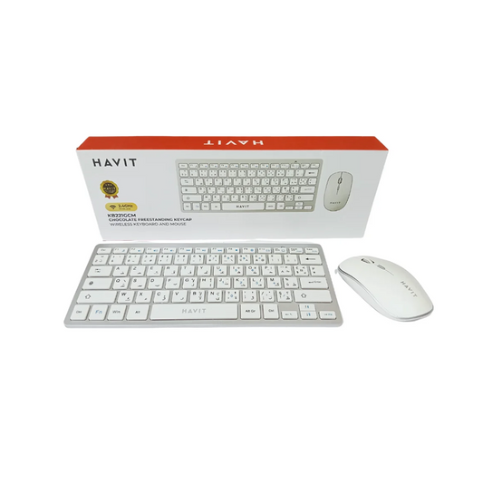 Ensemble Clavier et Souris Sans Fil Havit KB221GCM