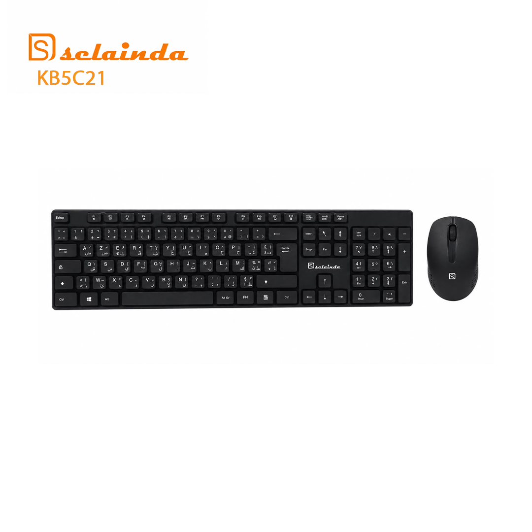 Ensemble Clavier et Souris Sans Fil Sclainda - KB5C21