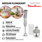 Moulinex – DD672B10 – Mixeur Plongeant - Puissance 1000 W