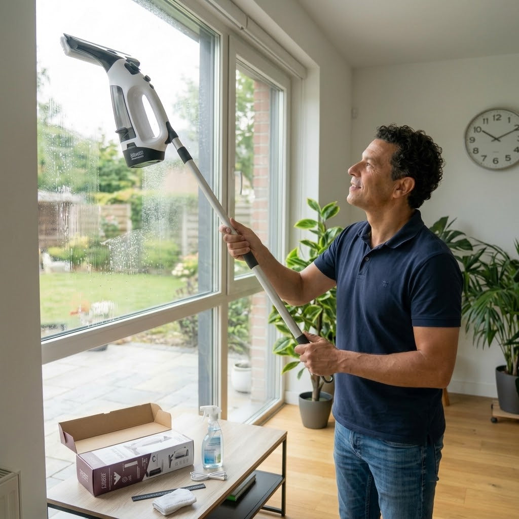Elite99 ELT-7020 – Nettoyeur de Vitres Sans Fil -Autonomie 35 min