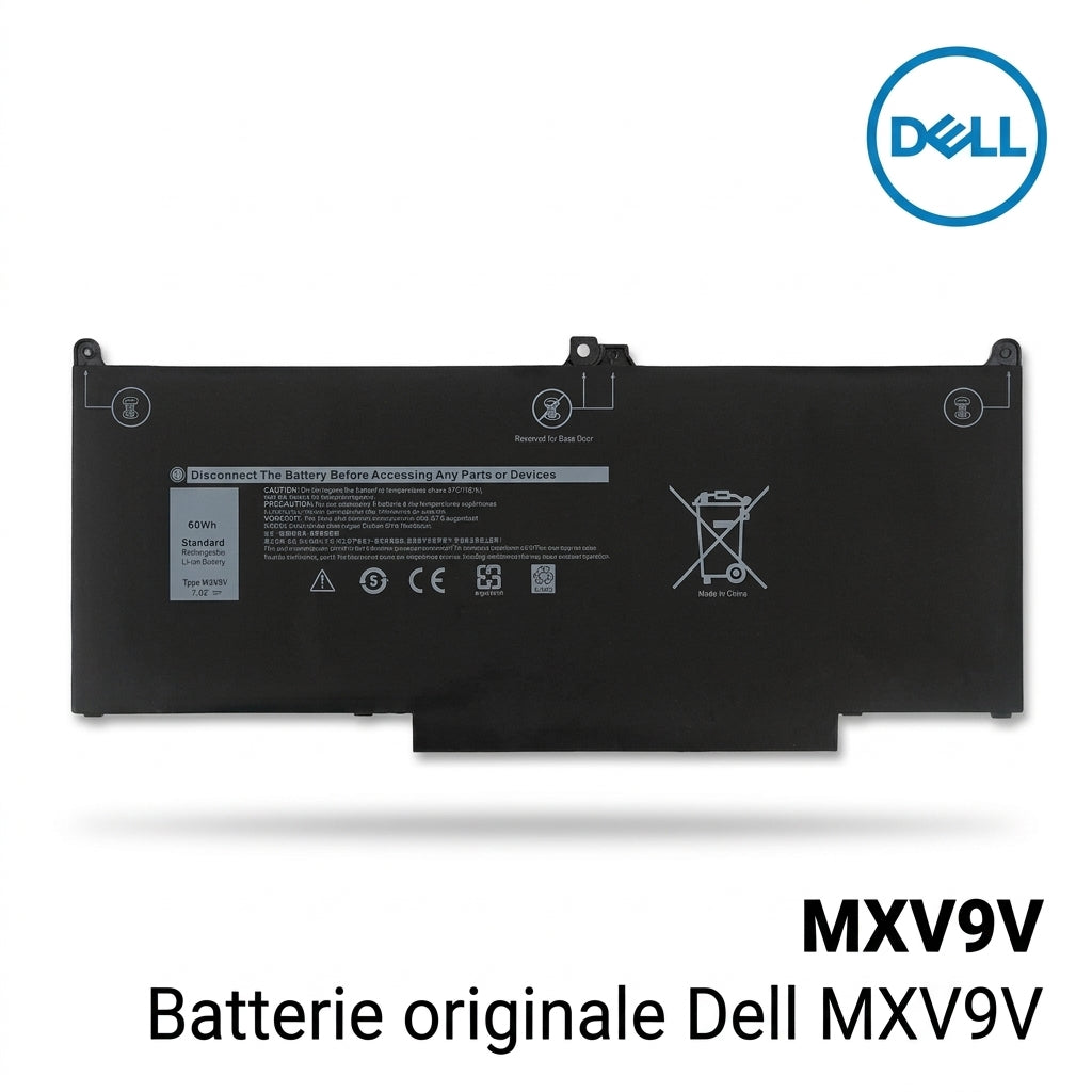 Batterie originale DELL 0G74G/MXV9V