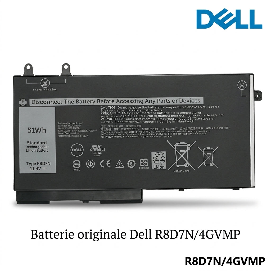 Batterie originale DELL R8D7N/4GVMP