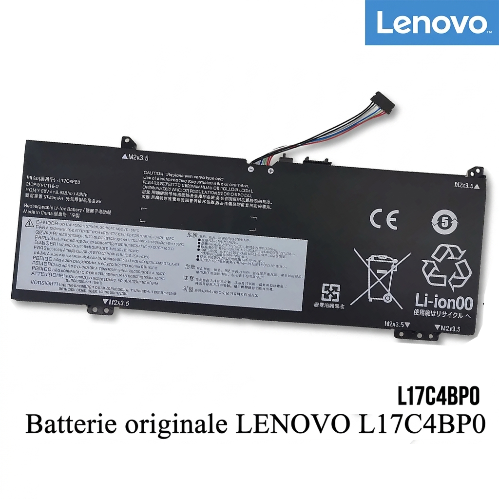 Batterie originale LENOVO L17C4BP0
