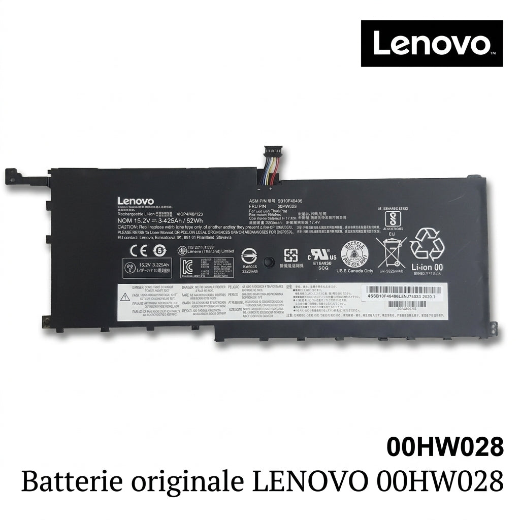 Batterie originale LENOVO 00HW028
