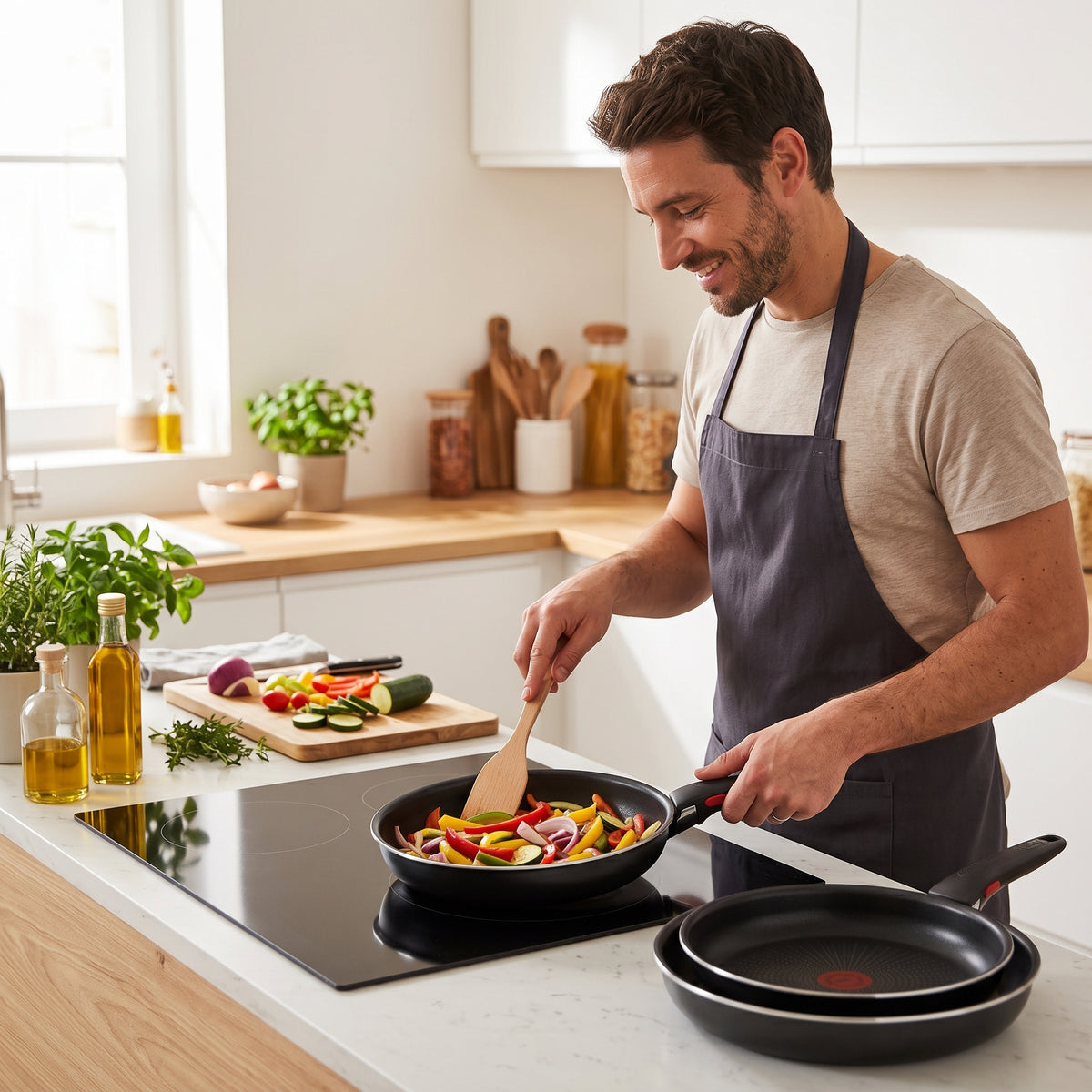 Tefal – L1539143 - Ensemble de poêles 3 pièces