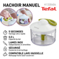 Tefal – K1330404 – Hachoir Manuel 5 Secondes - Bol 500 ml