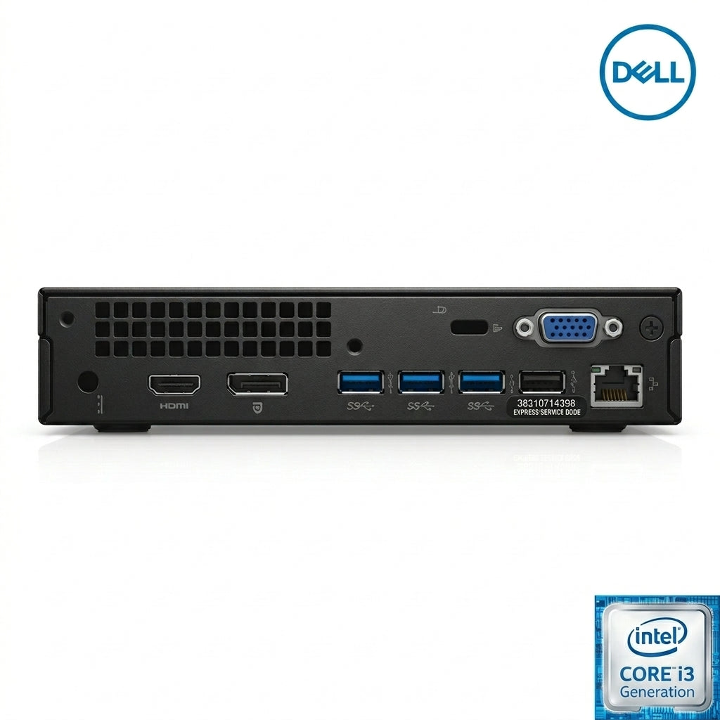 Dell OptiPlex 3040 Mini avec Ecran 20 Pouces - Intel Core i3 6e Generation - Etat Excellent