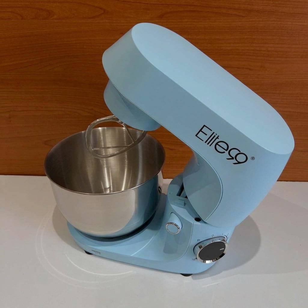 Elite99 – ELT-2230 – Robot Pétrin sur Socle - Puissance 1500 W - Bleu ciel