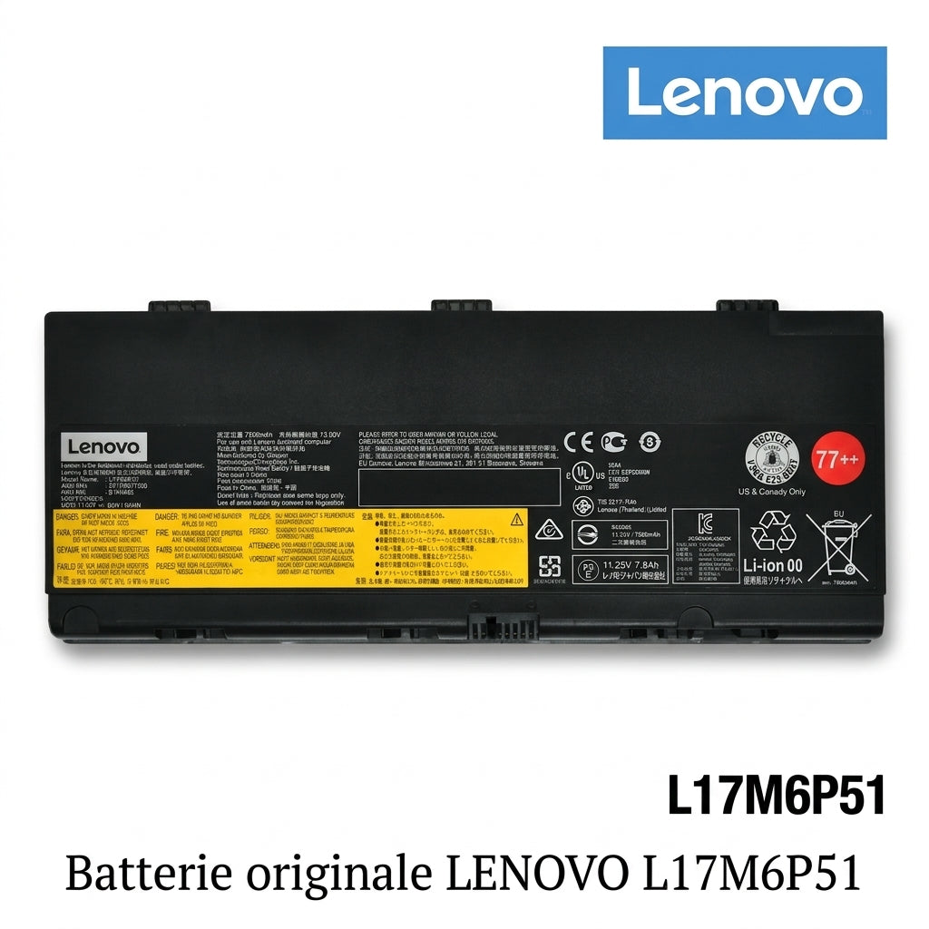 Batterie originale LENOVO L17M6P51