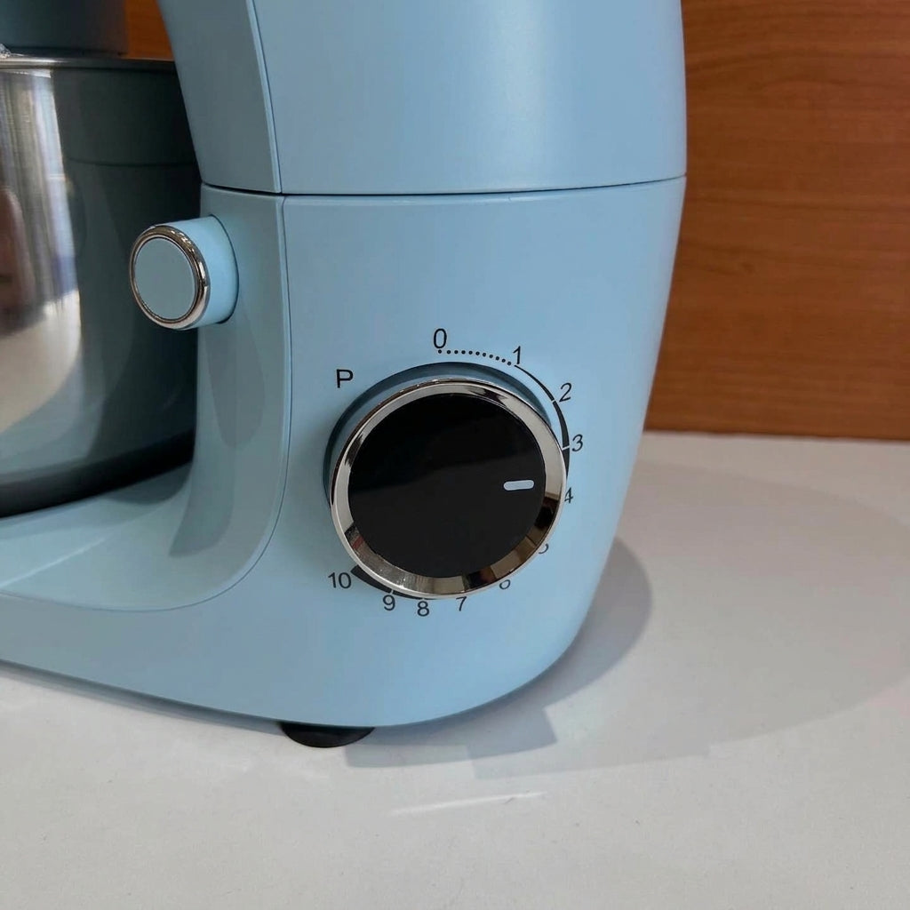 Elite99 – ELT-2230 – Robot Pétrin sur Socle - Puissance 1500 W - Bleu ciel