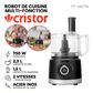 Cristor – FP-MK11N – Robot Multifonction - Bol 2,3 L + Blender 1,5 L