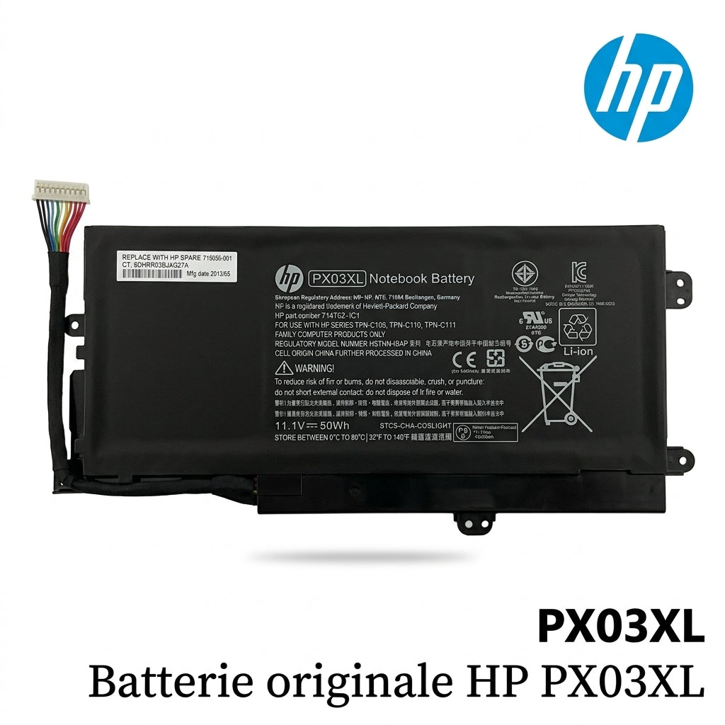 Batterie originale HP PX03XL