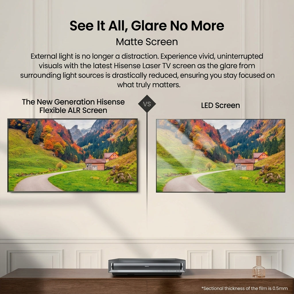 Hisense DLT100-B1 – Ecran ALR 100 Pouces 4K pour Laser TV