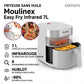 Moulinex EZ831GF0 Easy Fry Infrared – Friteuse à air sans huile 7L
