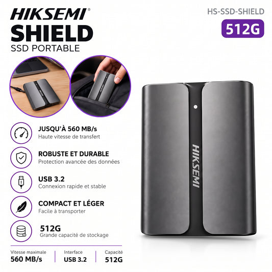 HIKSEMI SHIELD SSD Portable 512G