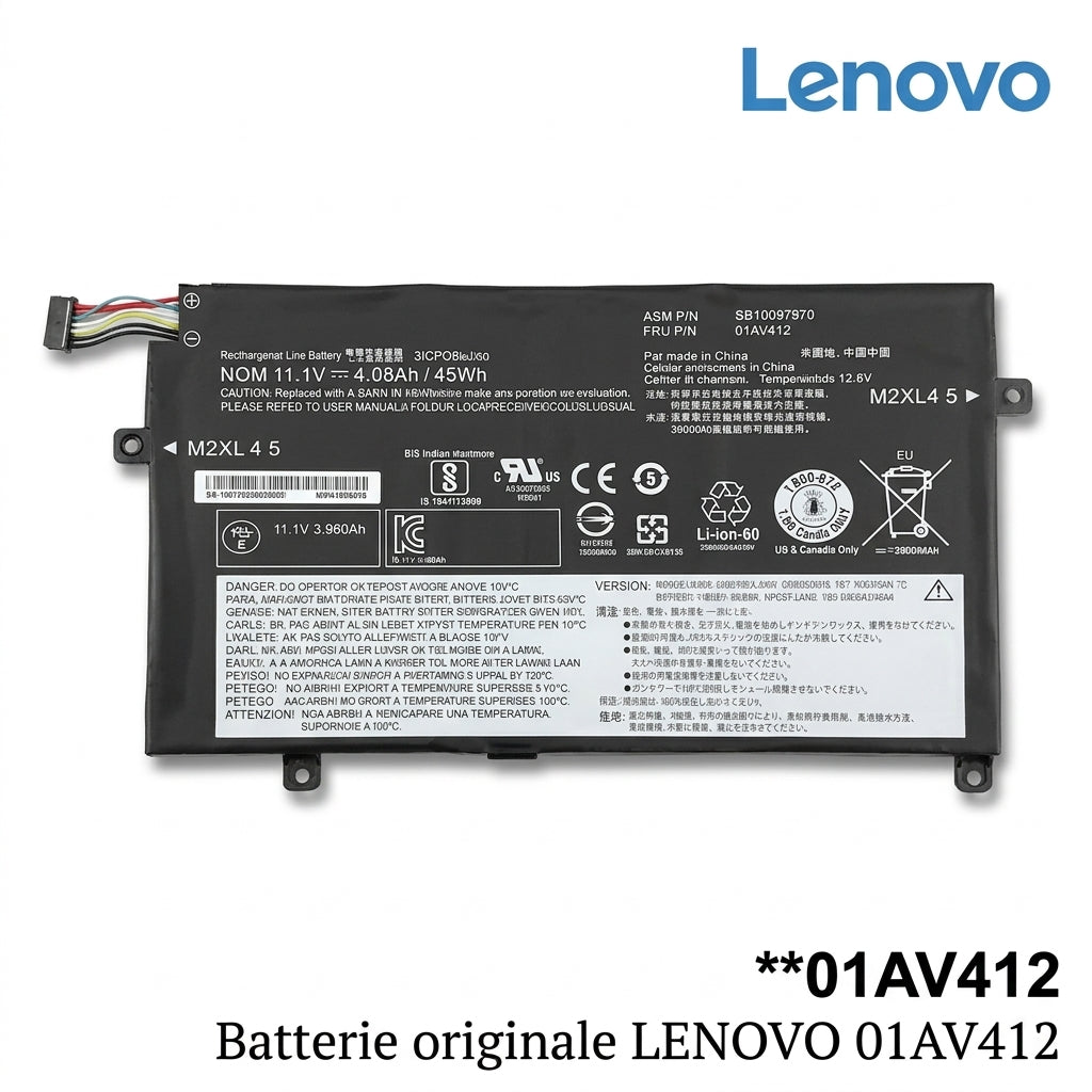 Batterie originale LENOVO 01AV412