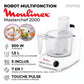 Moulinex – Masterchef 2000 FP211110 – Robot Multifonction - 500W, 7 en 1 avec Touche Pulse