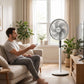 Elite99 ELT-1525 – Ventilateur 3-en-1 (Pied, Table et Mur) – Puissance 40W