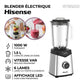 Hisense – 15TBSSS1 – Blender de Cuisine - Bol en Verre 1,5 L et Puissance 1000 W