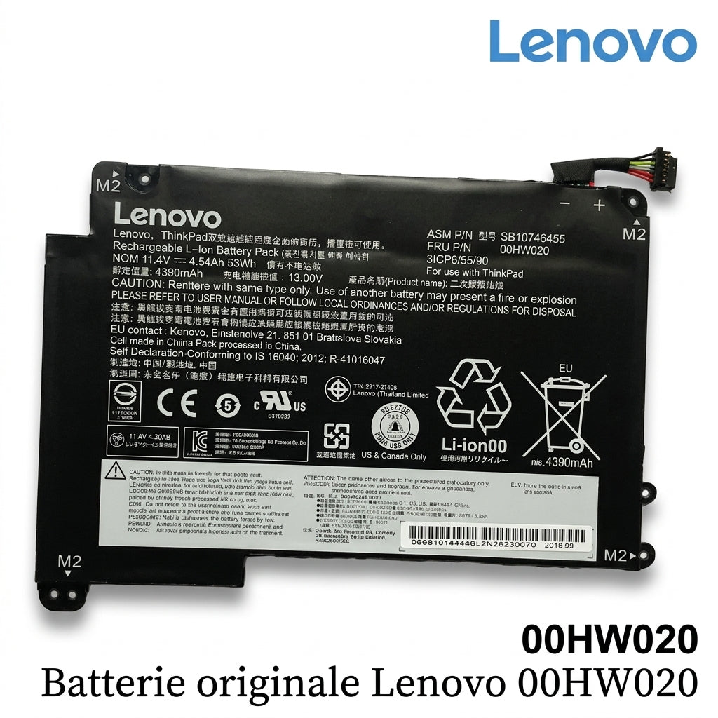 Batterie originale LENOVO 00HW020