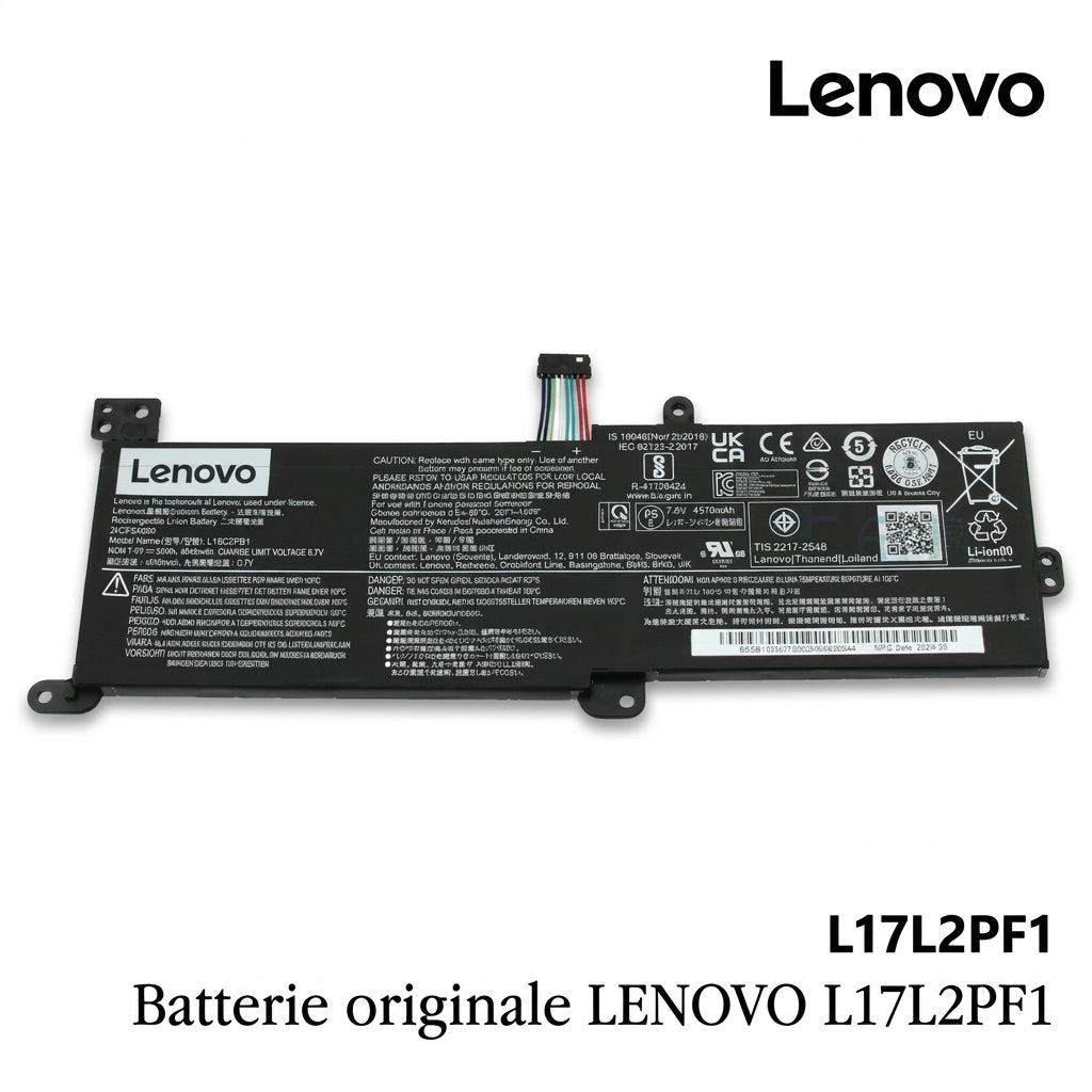 Batterie originale LENOVO L17L2PF1