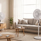 Elite99 ELT-1535 – Ventilateur Multiposition 2-en-1 (Pied et Bureau) – Télécommande
