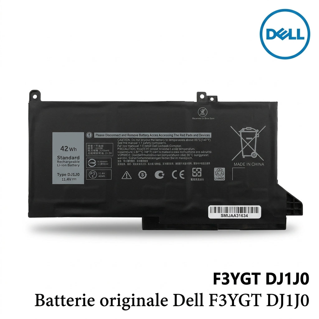Batterie originale DELL F3YGT DJ1J0