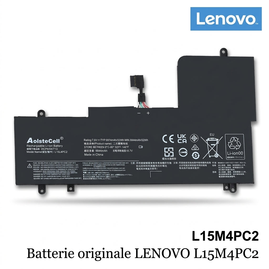 Batterie originale LENOVO L15M4PC2