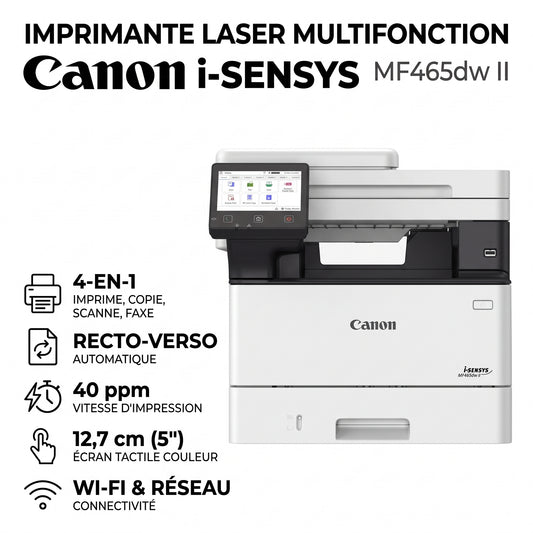 Canon i-SENSYS MF465dw II - Imprimante Laser Multifonction 4-en-1