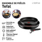 Tefal – L1539143 - Ensemble de poêles 3 pièces