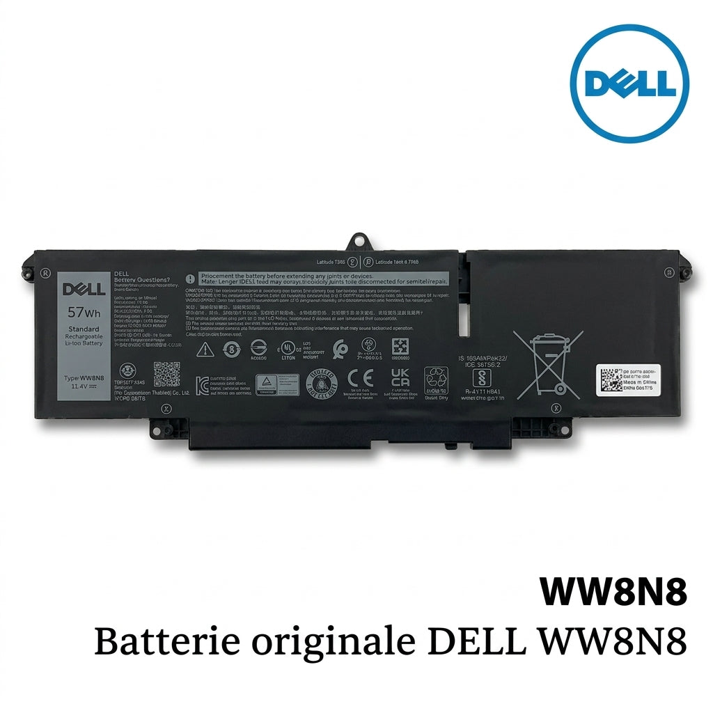 Batterie originale DELL WW8N8