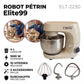 Elite99 – ELT-2230 – Robot Pétrin sur Socle - Puissance 1500 W