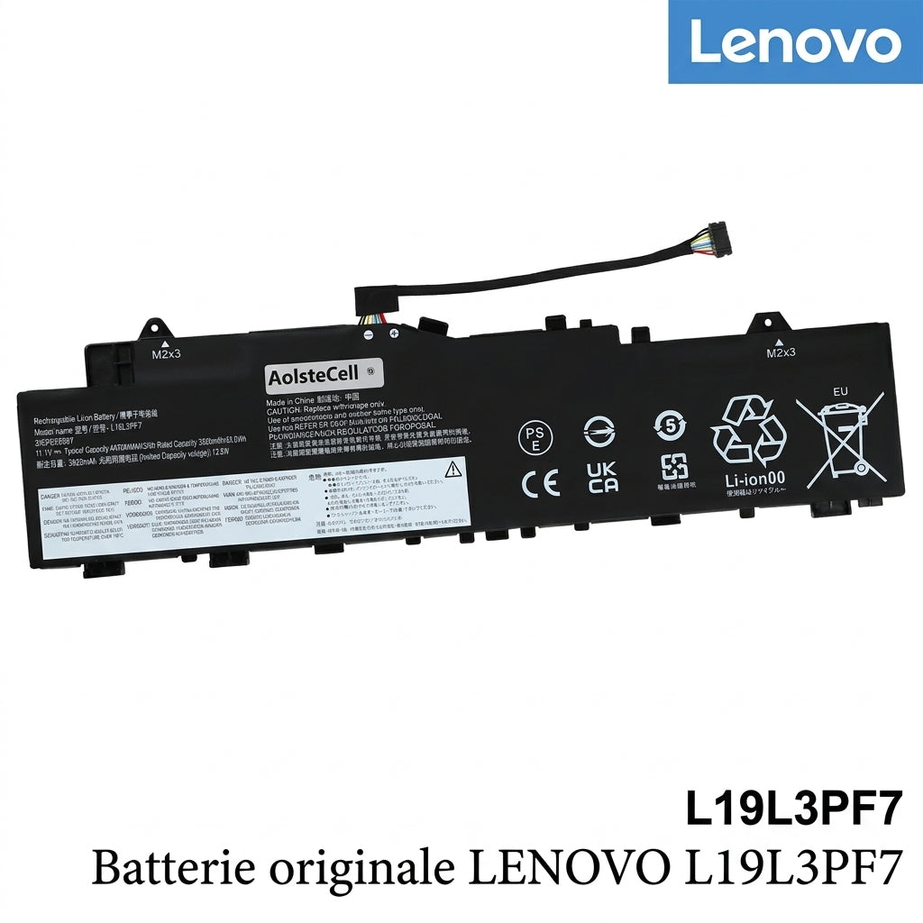 Batterie originale LENOVO L19L3PF7