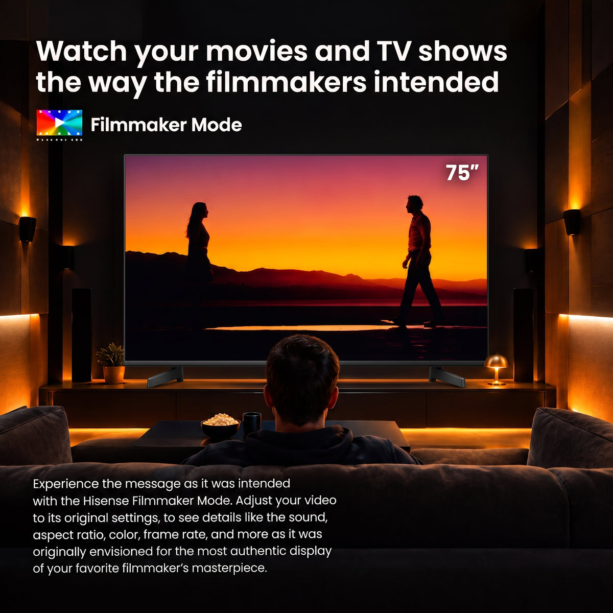Hisense A6500N – Téléviseur 75 Pouces 4K UHD Smart TV (Google TV / Dolby Vision / 4K AI Upscaler)