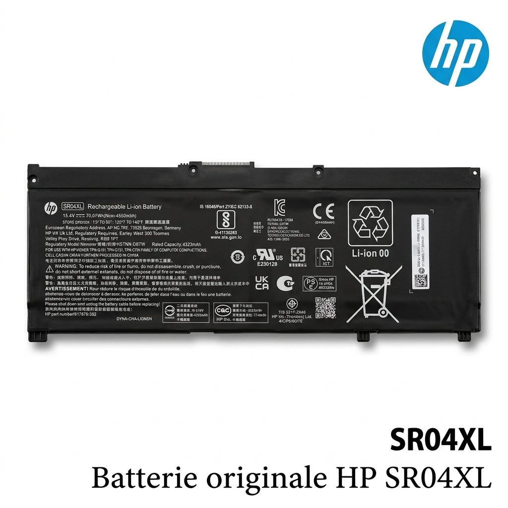 Batterie originale HP SR04XL