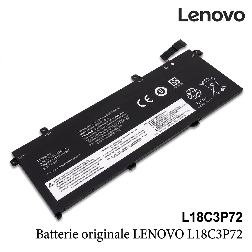 Batterie originale LENOVO L18C3P72