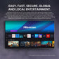 Hisense 55U6N Pro – Televiseur 55 Pouces 4K UHD Smart TV (Mini-LED ULED / Quantum Dot / Dolby Vision / VIDAA OS)