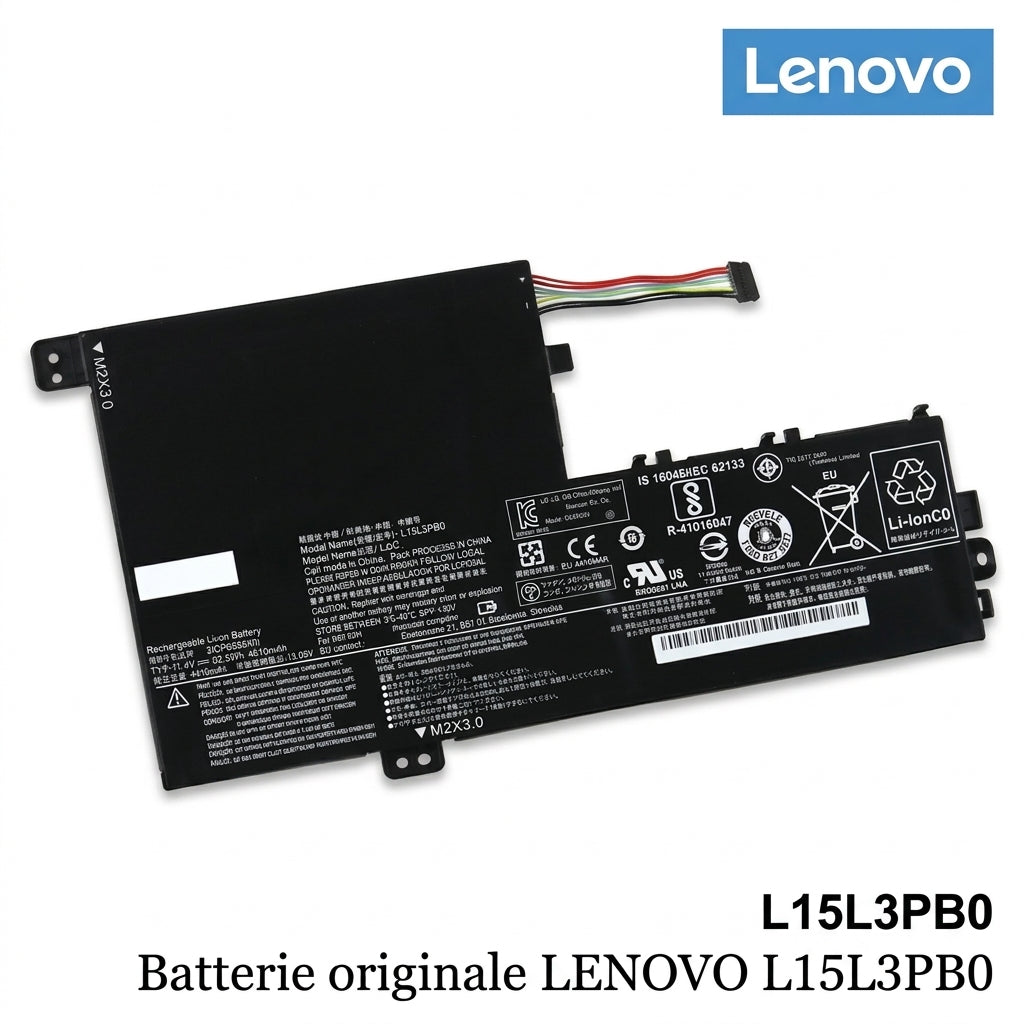 Batterie originale LENOVO L15C3PB1