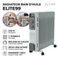 ELITE99 ELT-R11 – Radiateur Bain d'Huile - Puissance 2200 W (11 Elements)