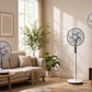 Elite99 ELT-1525 – Ventilateur 3-en-1 (Pied, Table et Mur) – Puissance 40W